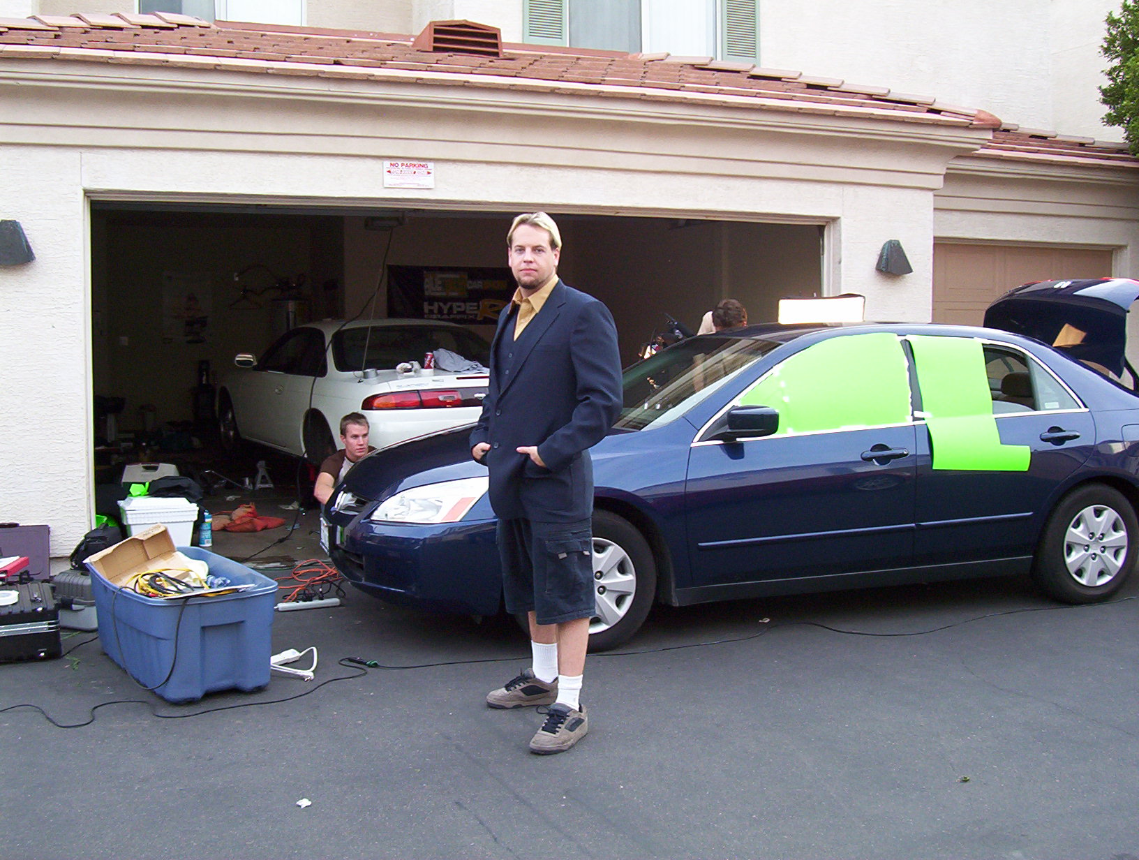 The Voo Do was never finished, but we had a great time on set!